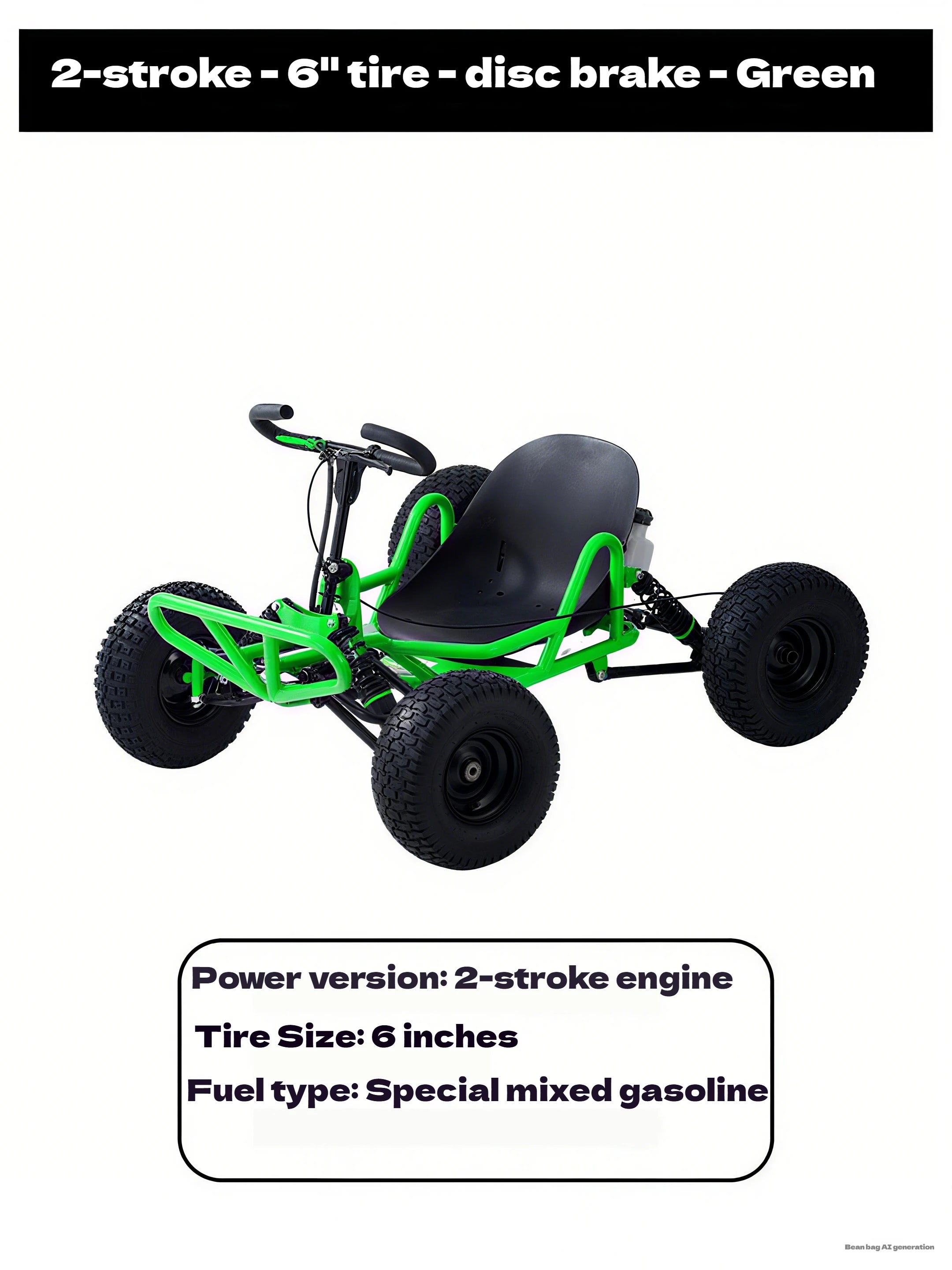 Gas-Powered All-Terrain Go Kart | 4-Stroke High Horsepower