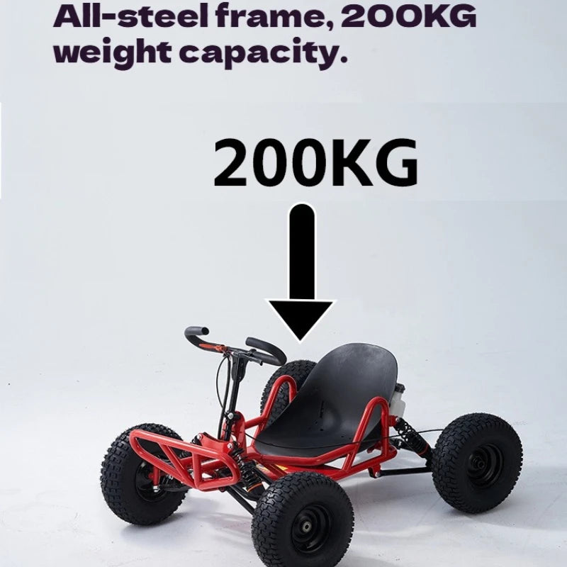 Gas-Powered All-Terrain Go Kart | 4-Stroke High Horsepower
