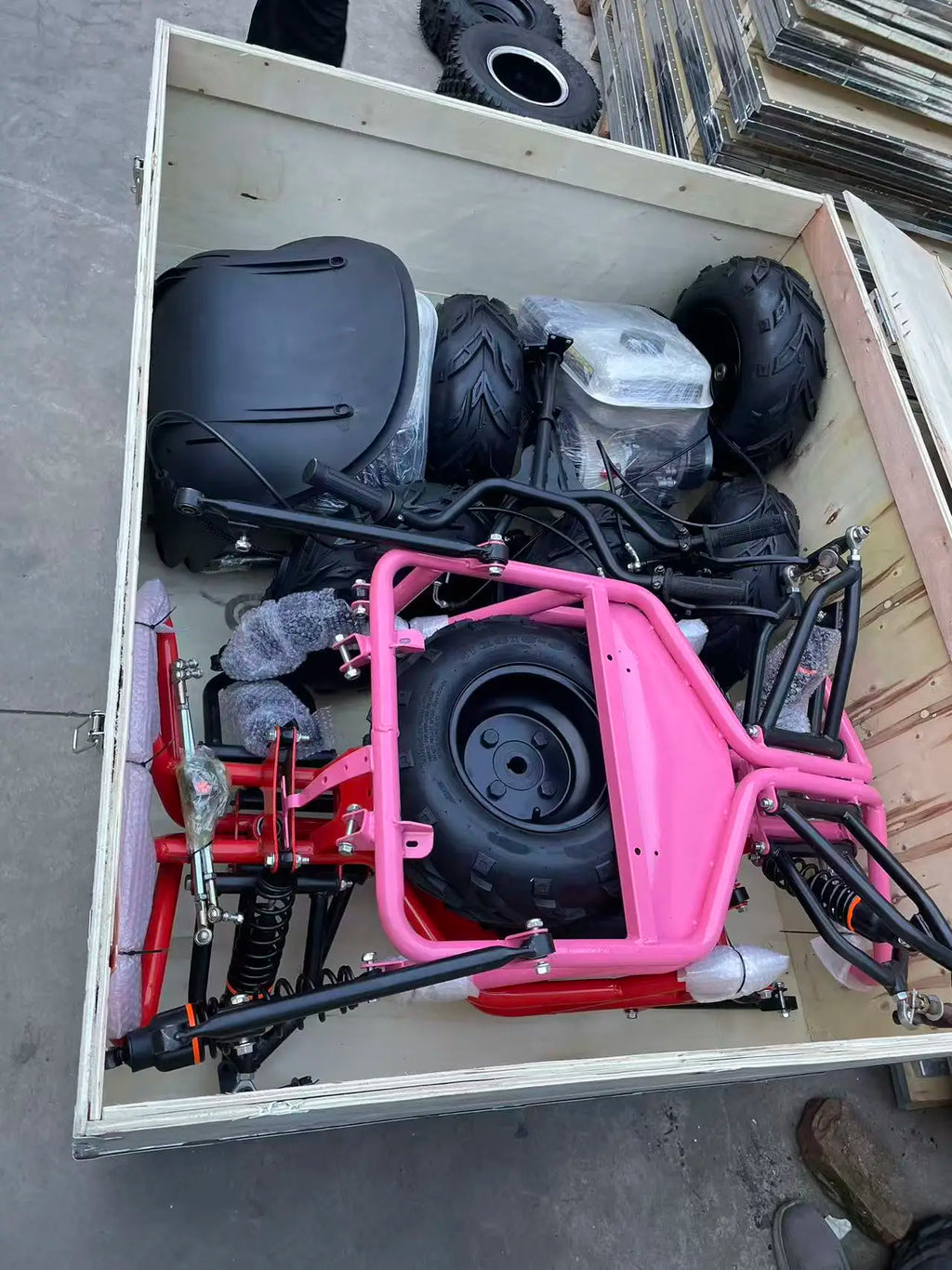 212CC 4 Stroke Pedal Go Kart All-Terrain Off-Road Fuel-Powered Outdoor Drifting Vehicle for Adults & Children 70km/h Max Speed