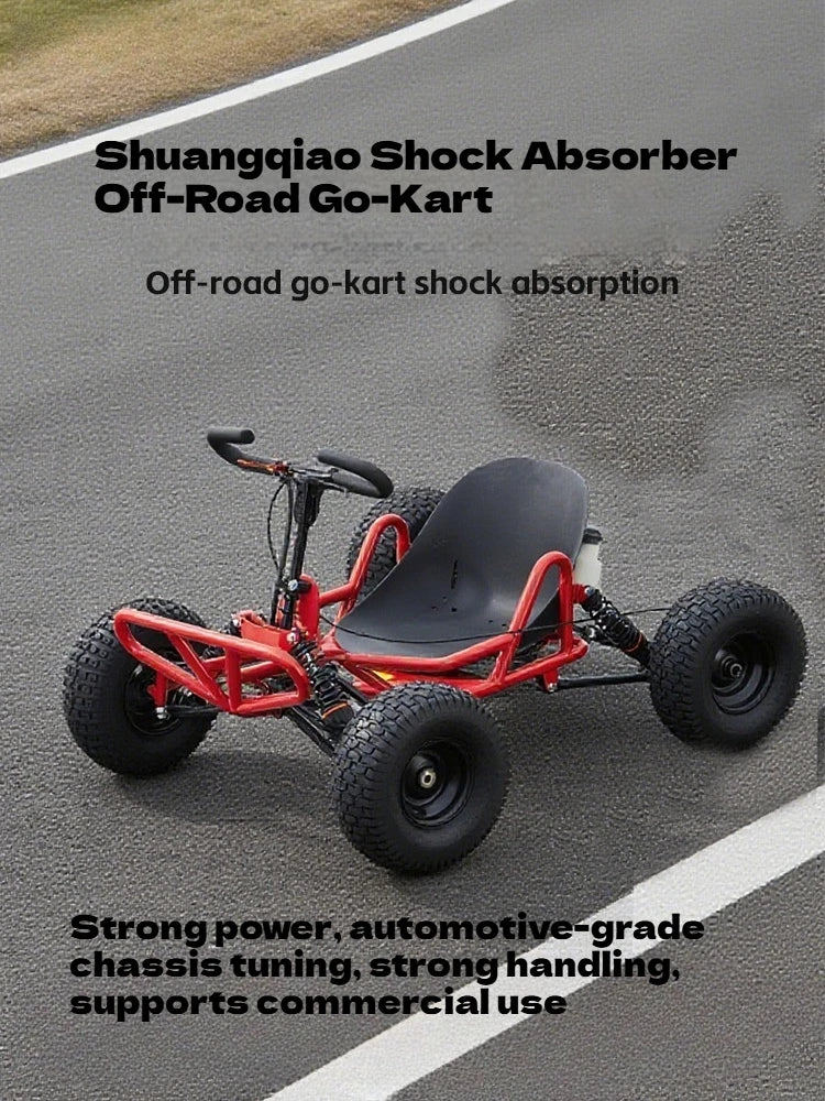 Gas-Powered All-Terrain Go Kart | 4-Stroke High Horsepower
