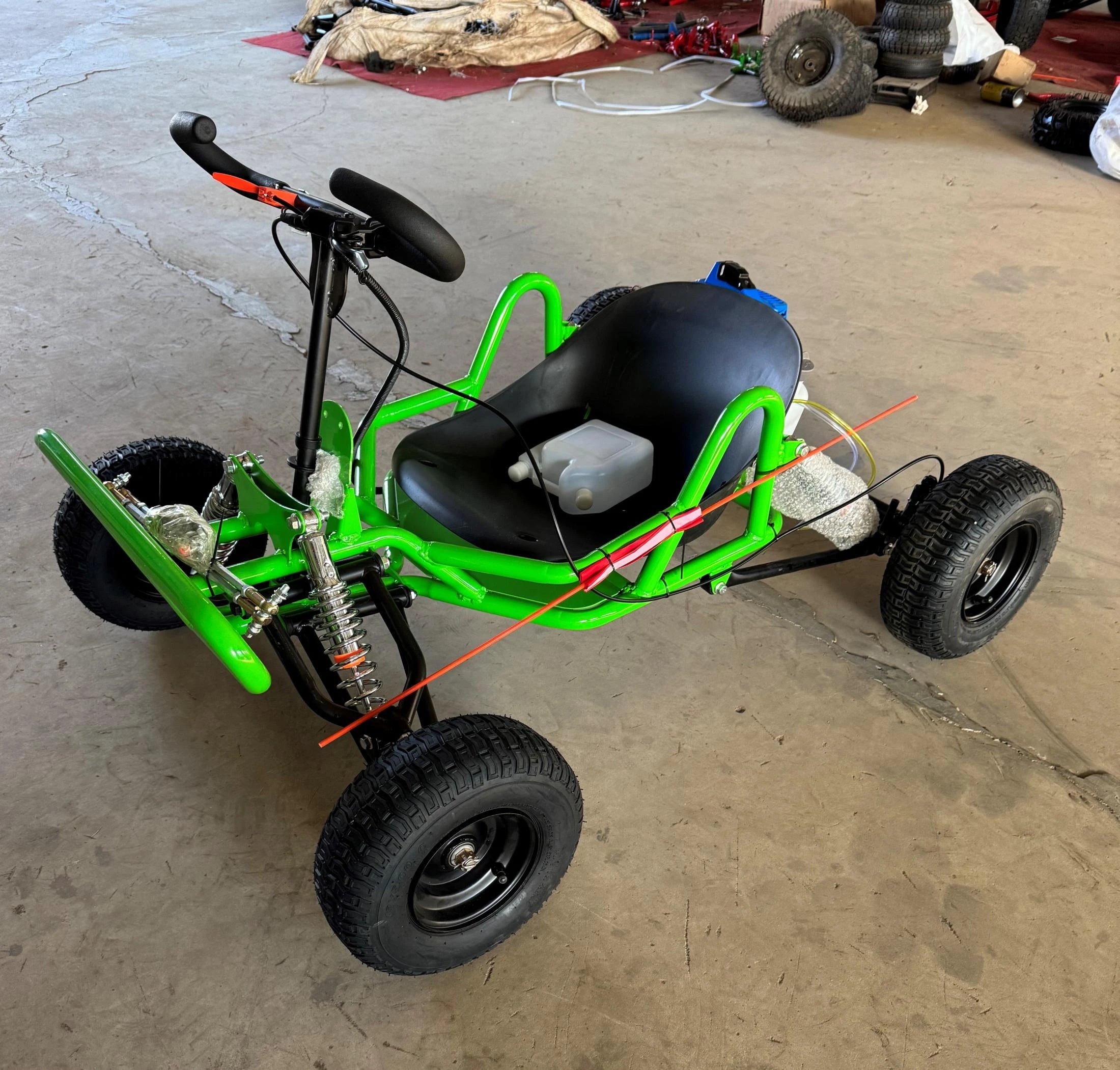 Adult Off-road Kart 90CC/212CC Gas Power Two-stroke 6inch 10inch Tire Four-wheel Kart