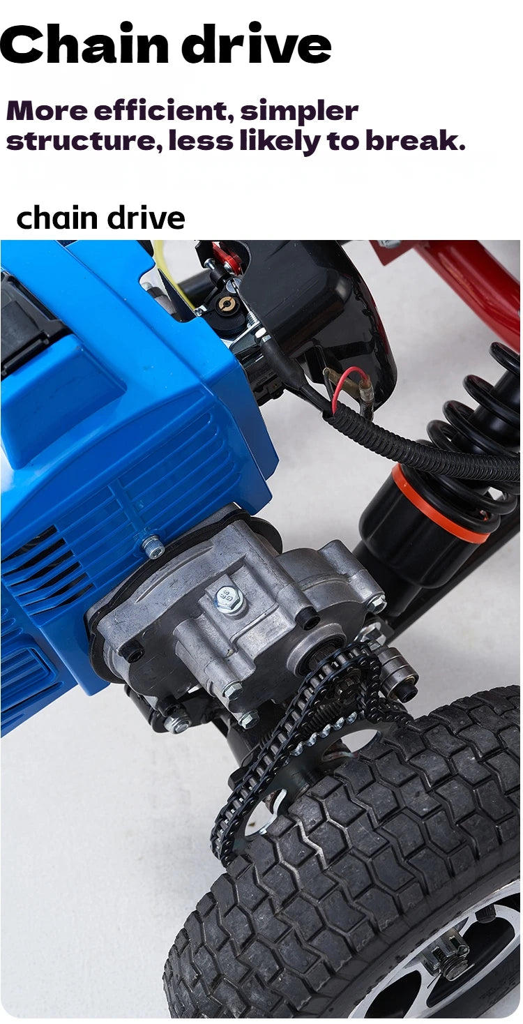 Gas-Powered All-Terrain Go Kart | 4-Stroke High Horsepower